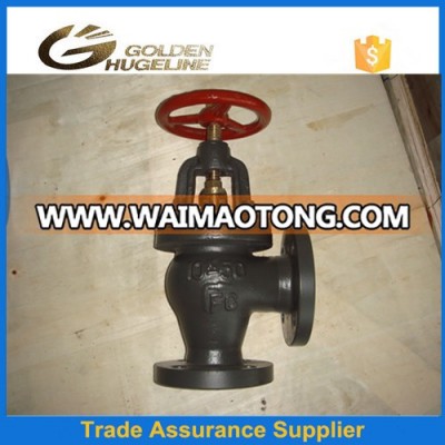 JIS Marine F7306 5kcast Iron Angle Globe Valve