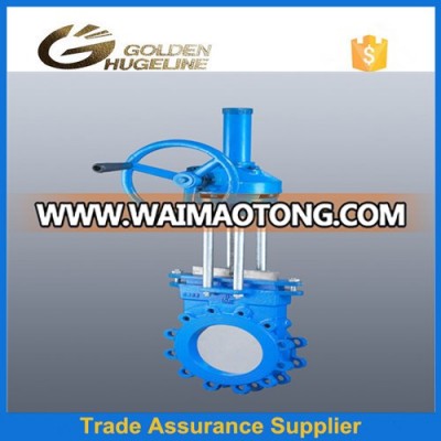 Manual Rising Stem Stainless Steel Knife Gate Valve